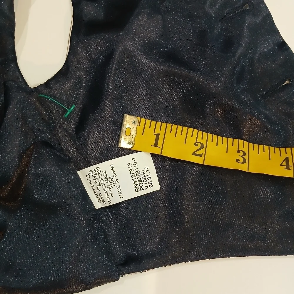 Carter's Kids' Geometric Vest - Black and White Size 12M